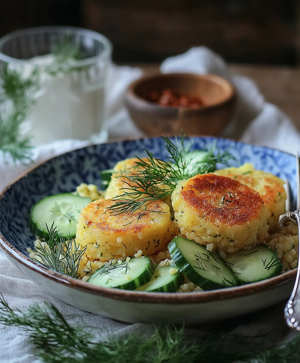 Kartoffel-Couscous-Taler