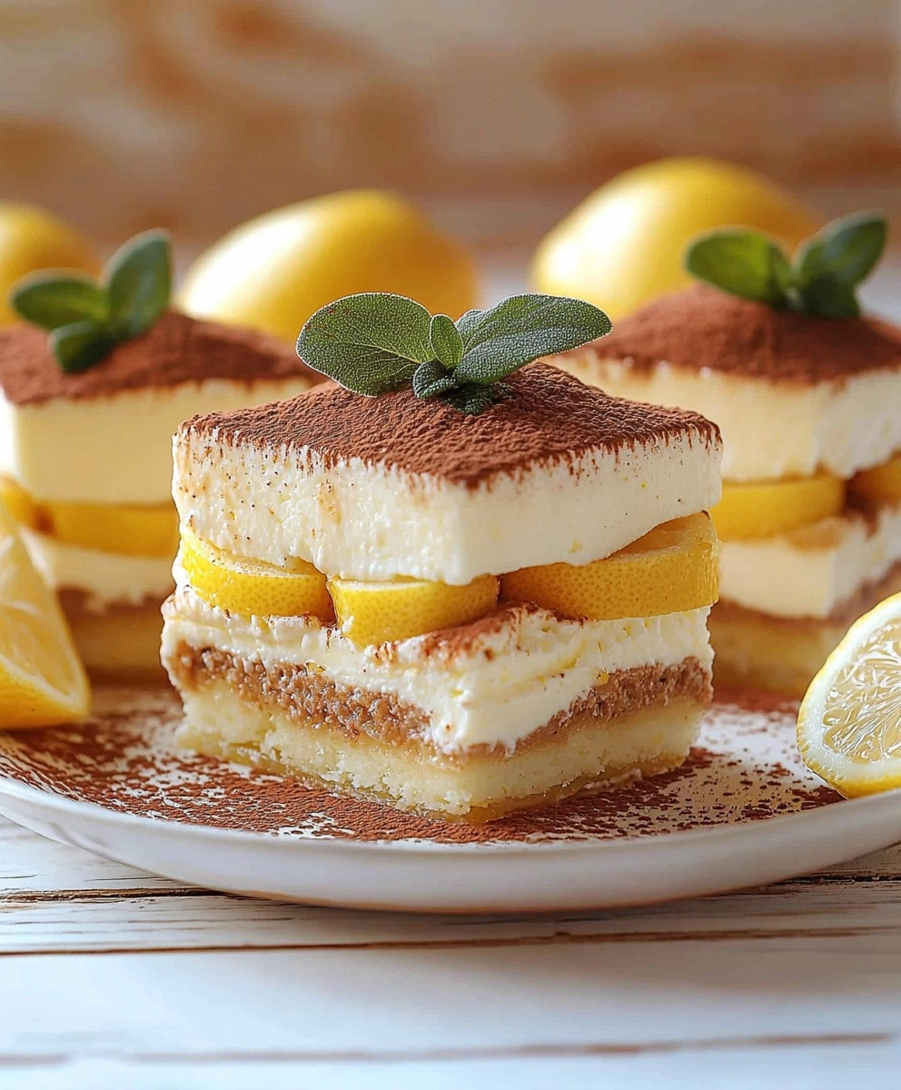Zitronen Tiramisu einfach