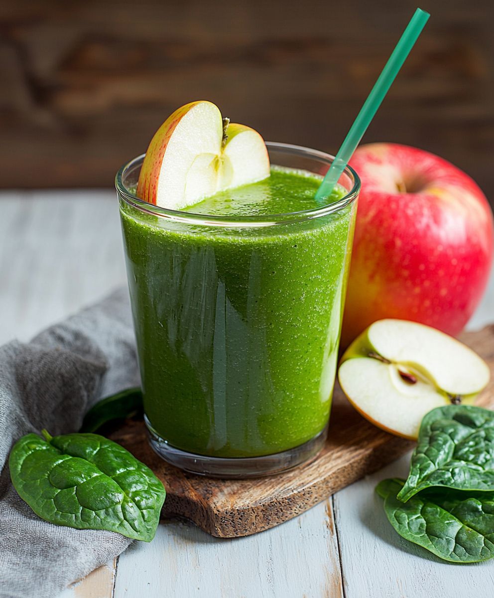 Spinat Apfel Smoothie