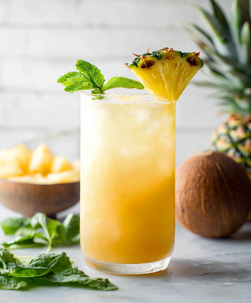 Kokoswasser Ananas