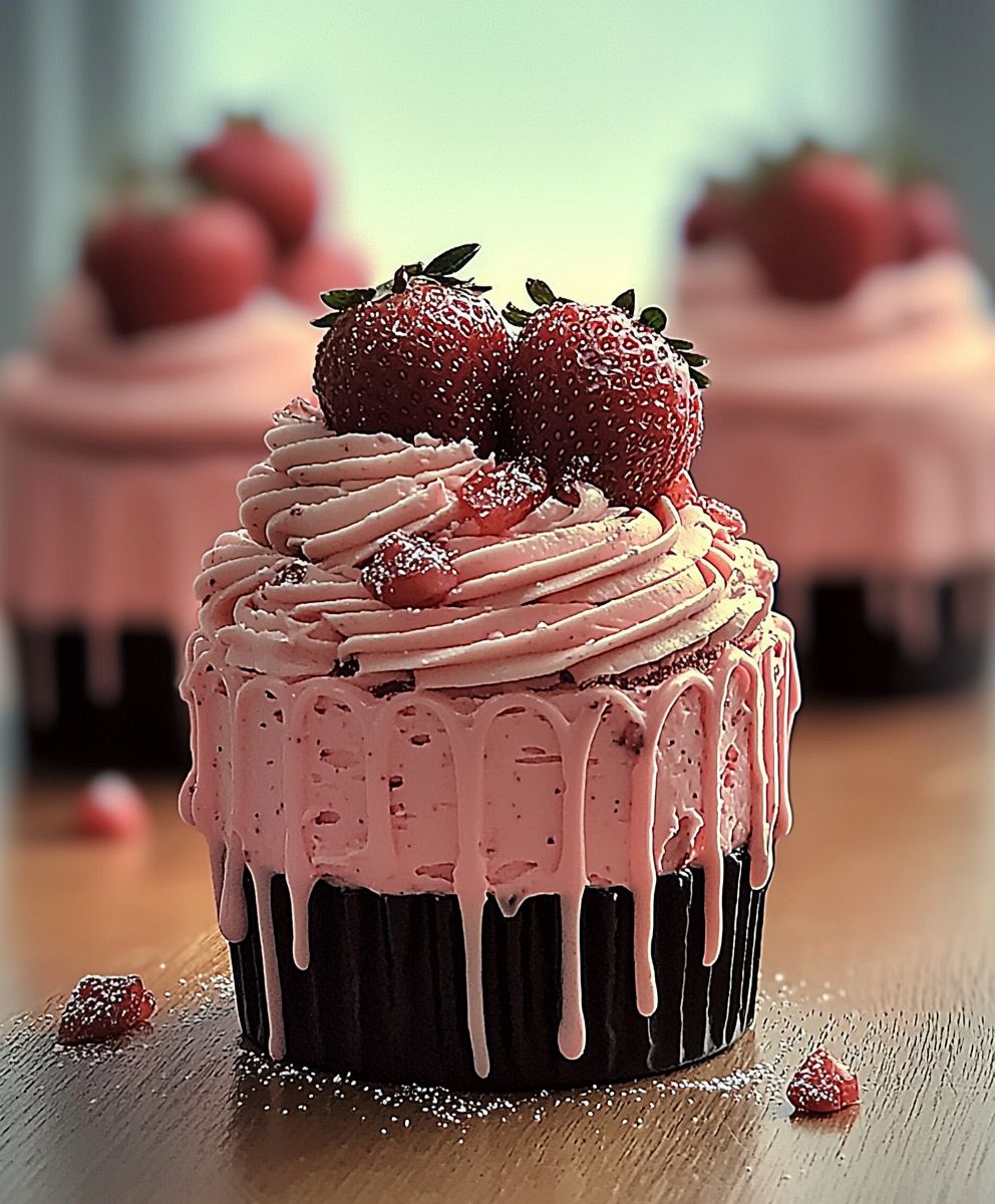 Erdbeer Buttercreme selber machen