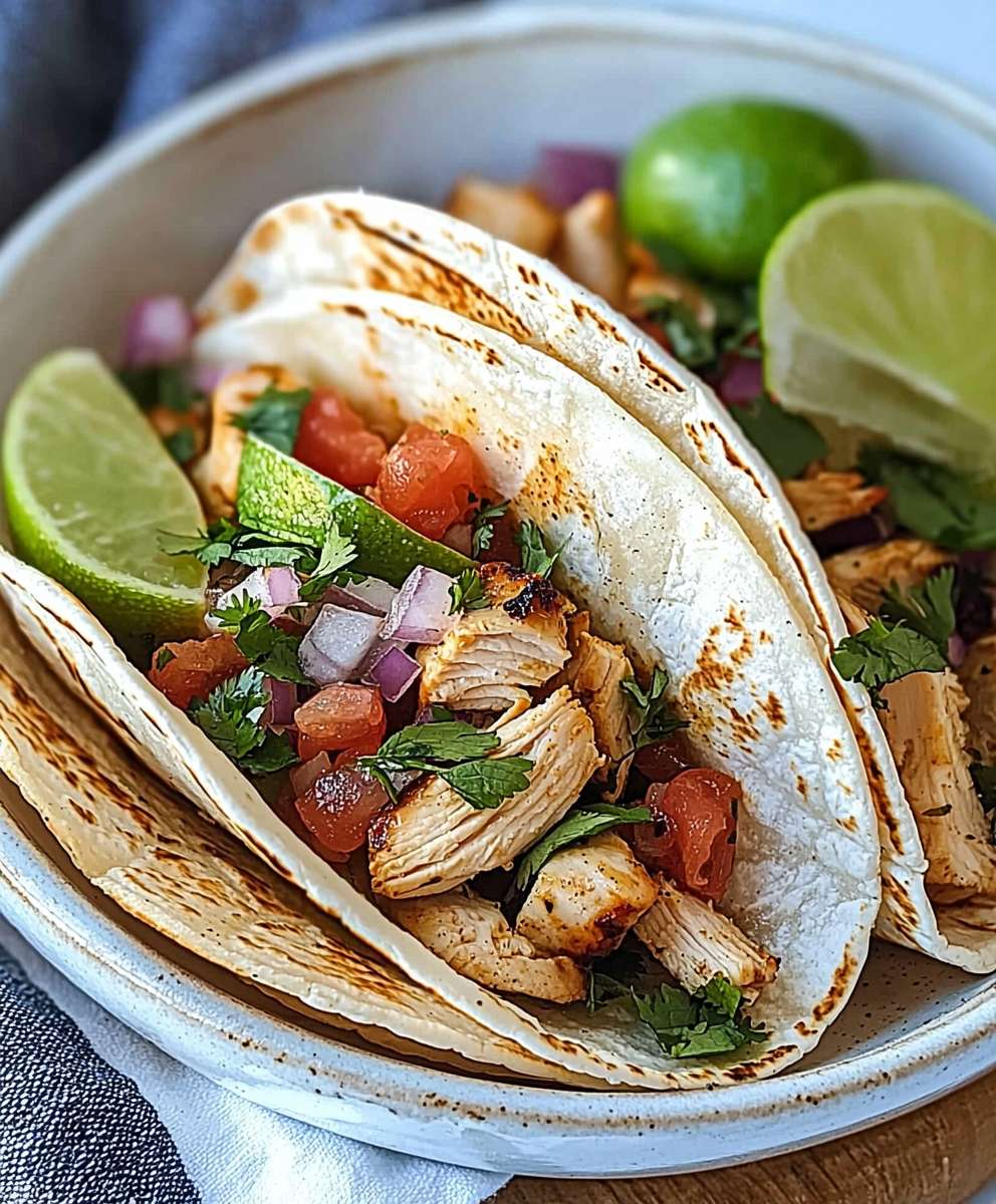 Hähnchen Tacos selber machen