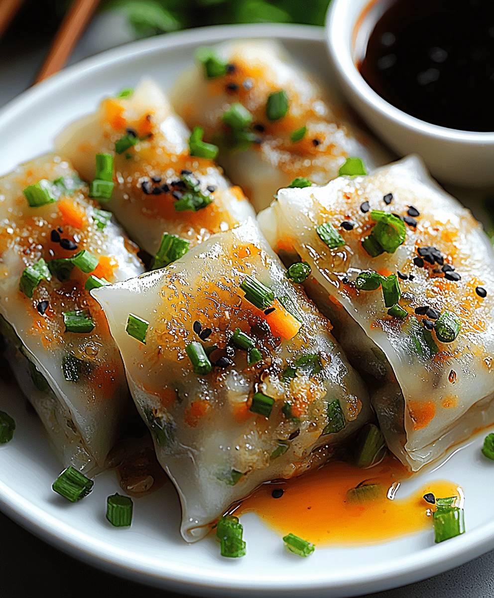 Reispapierknödel Gemüsefüllung