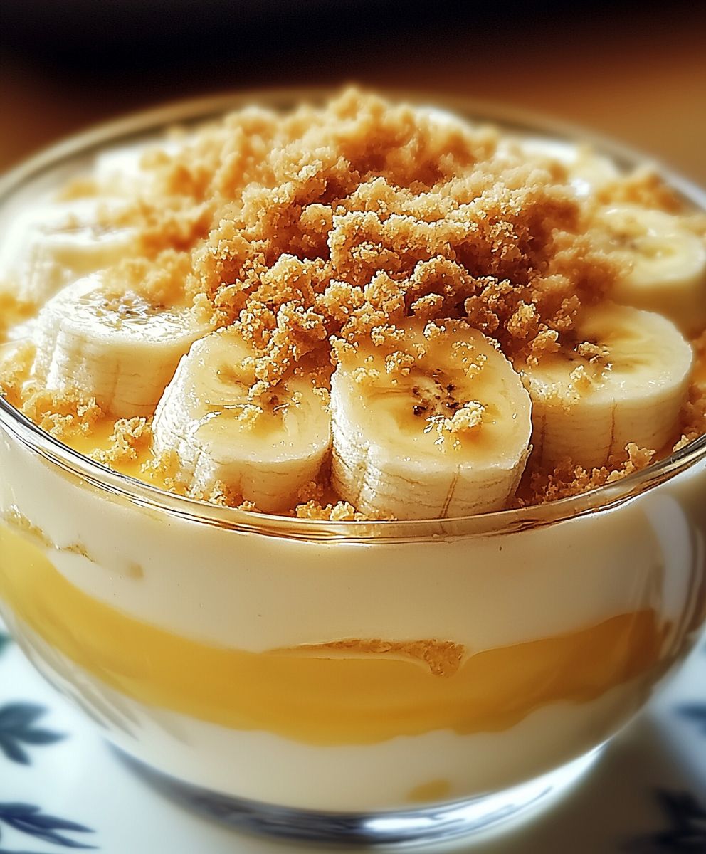 Bananen Dessert cremig
