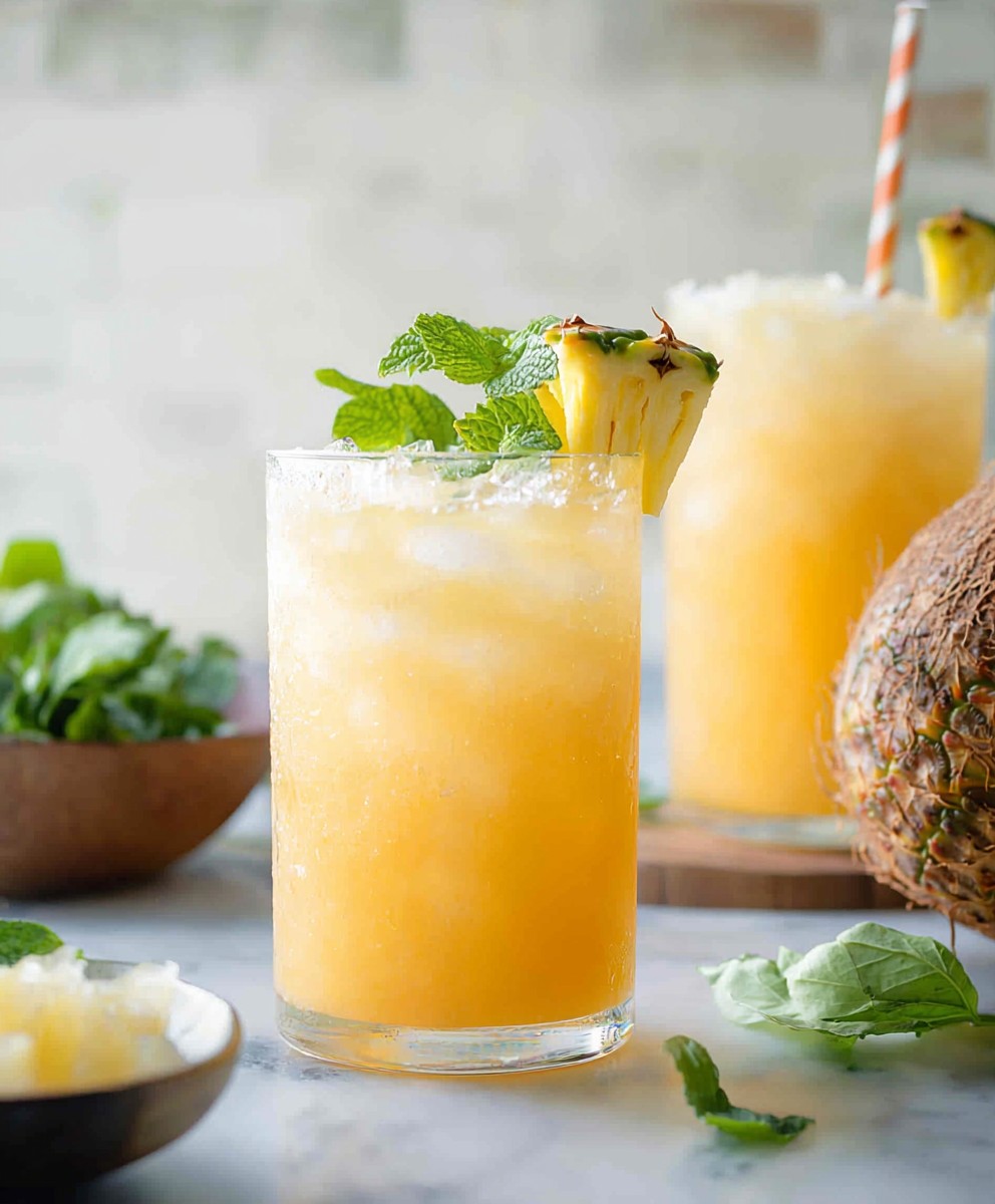Kokoswasser Ananas
