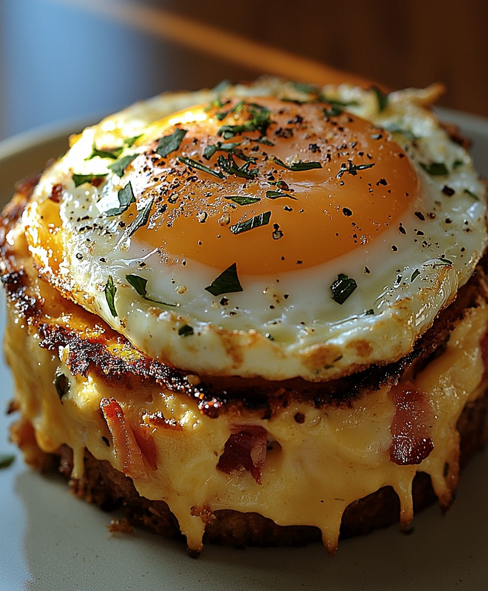 Gebackene Eier Napoleon