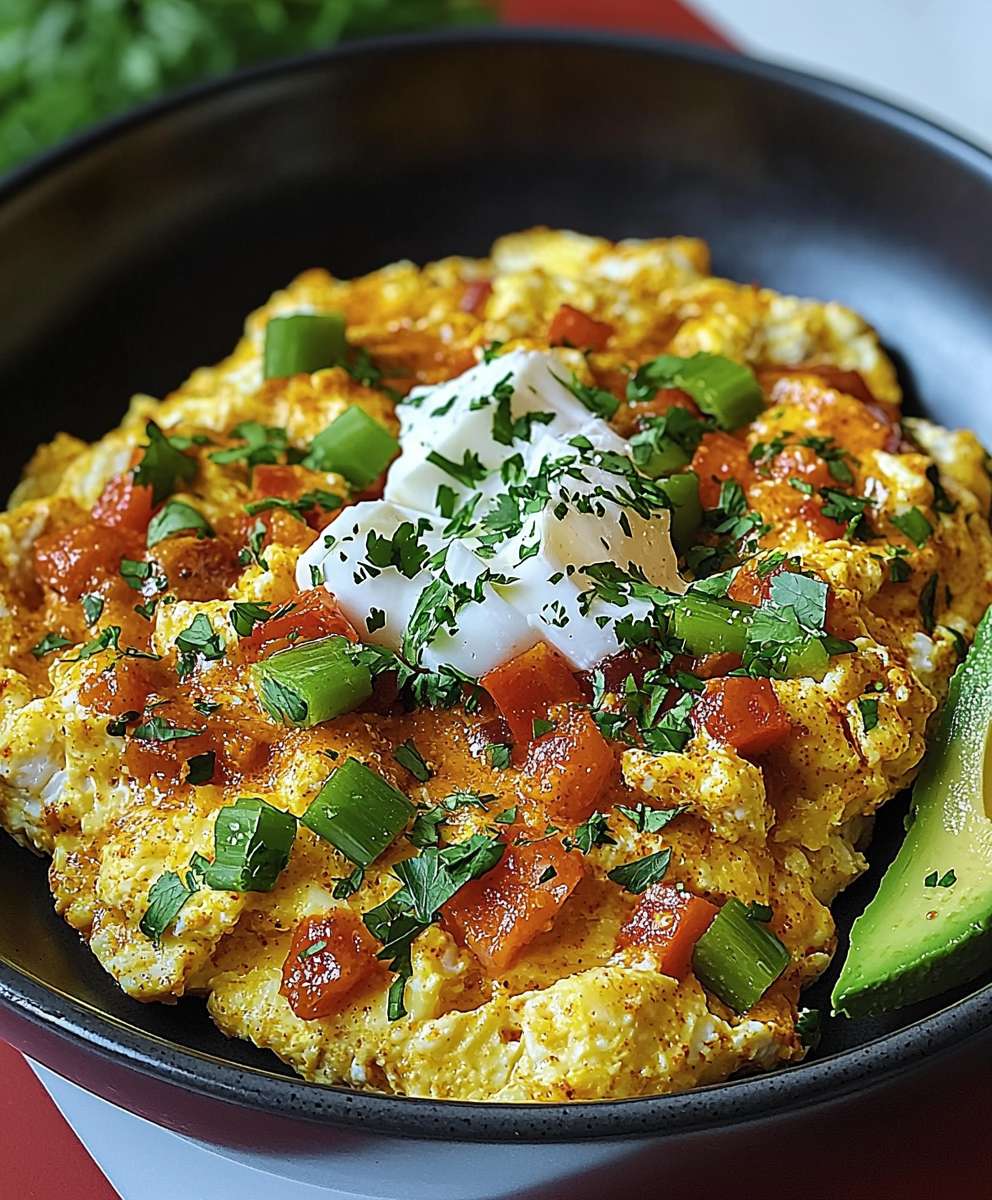 Proteinreiche Enchilada Rührei