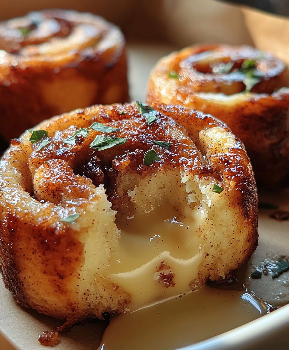 Sauerteig Zimtbrötchen braune Butter