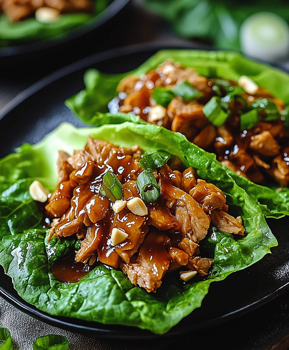 Teriyaki Jackfruit Salat Wraps