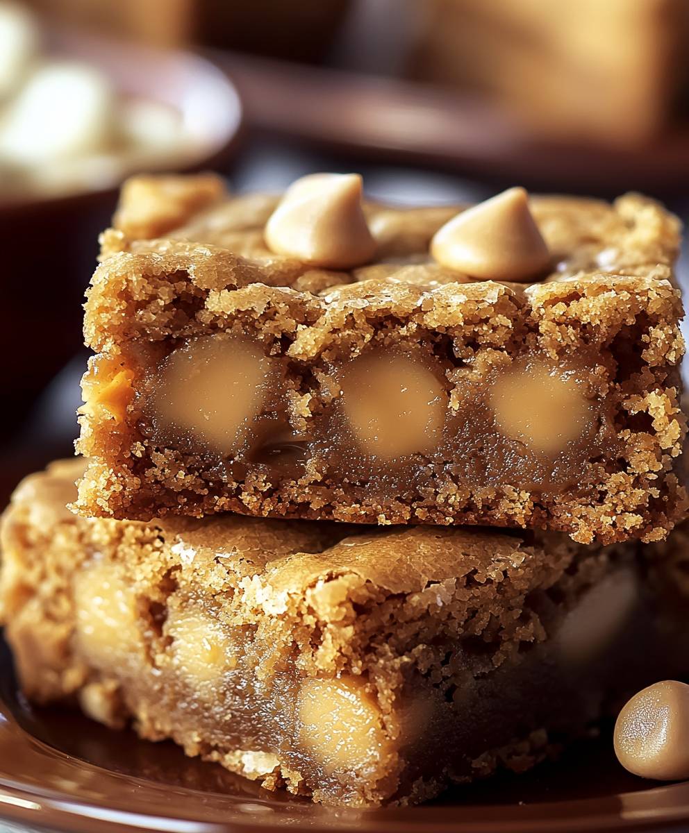 Zähe Butterscotch Blondies
