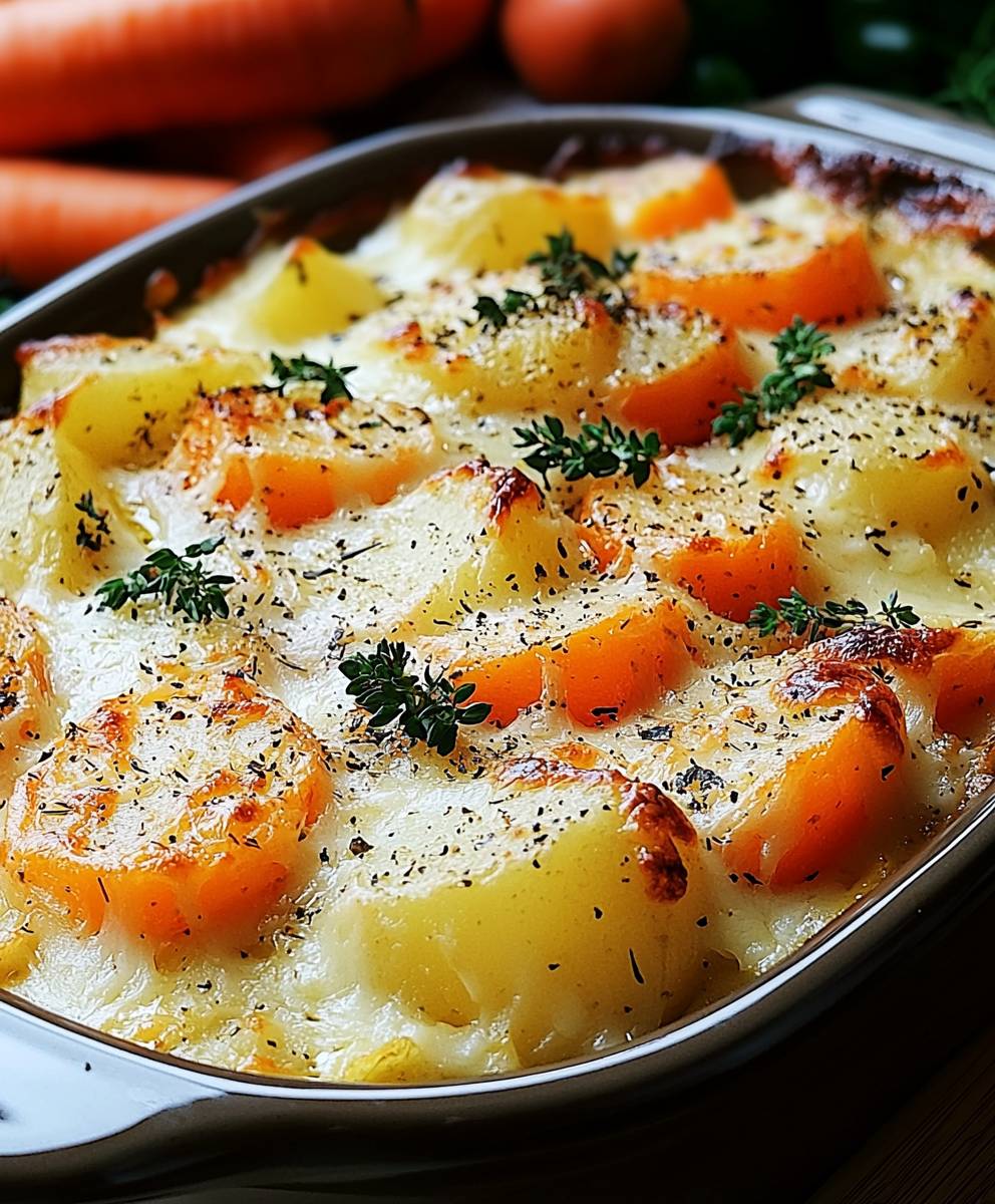 Kartoffelauflauf Gemüse einfach