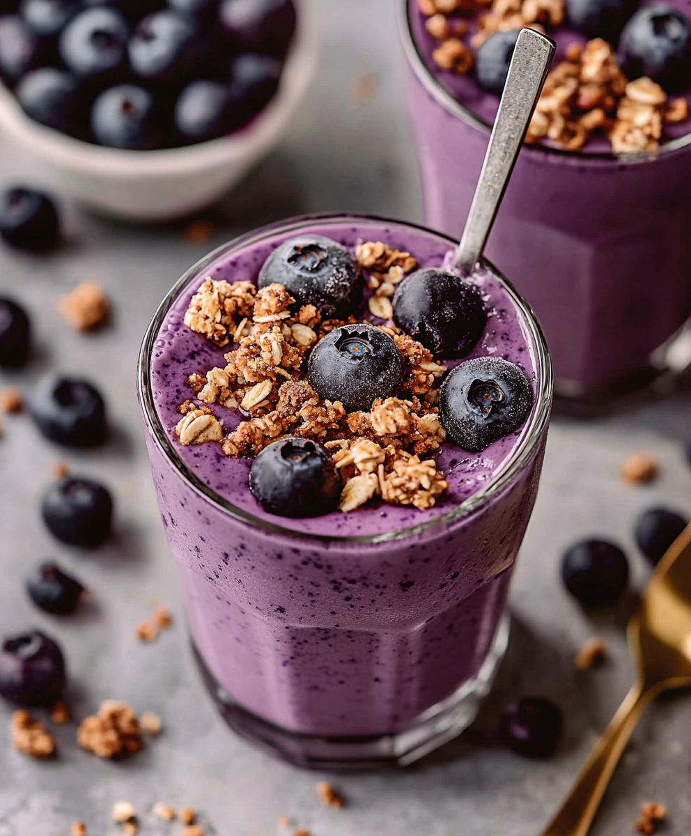 Blaubeer Cobbler Smoothie