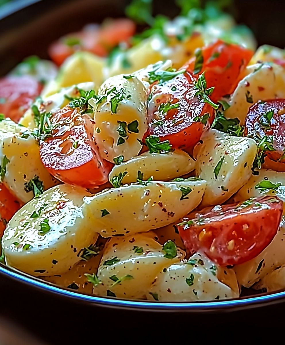 Leichter Ozean Nudelsalat
