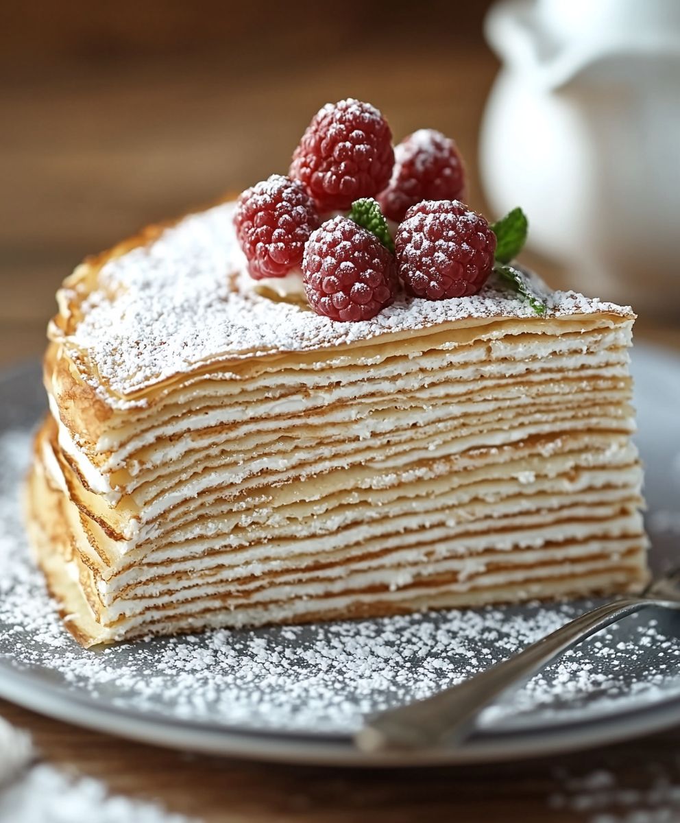 Mille Crêpe Kuchen backen