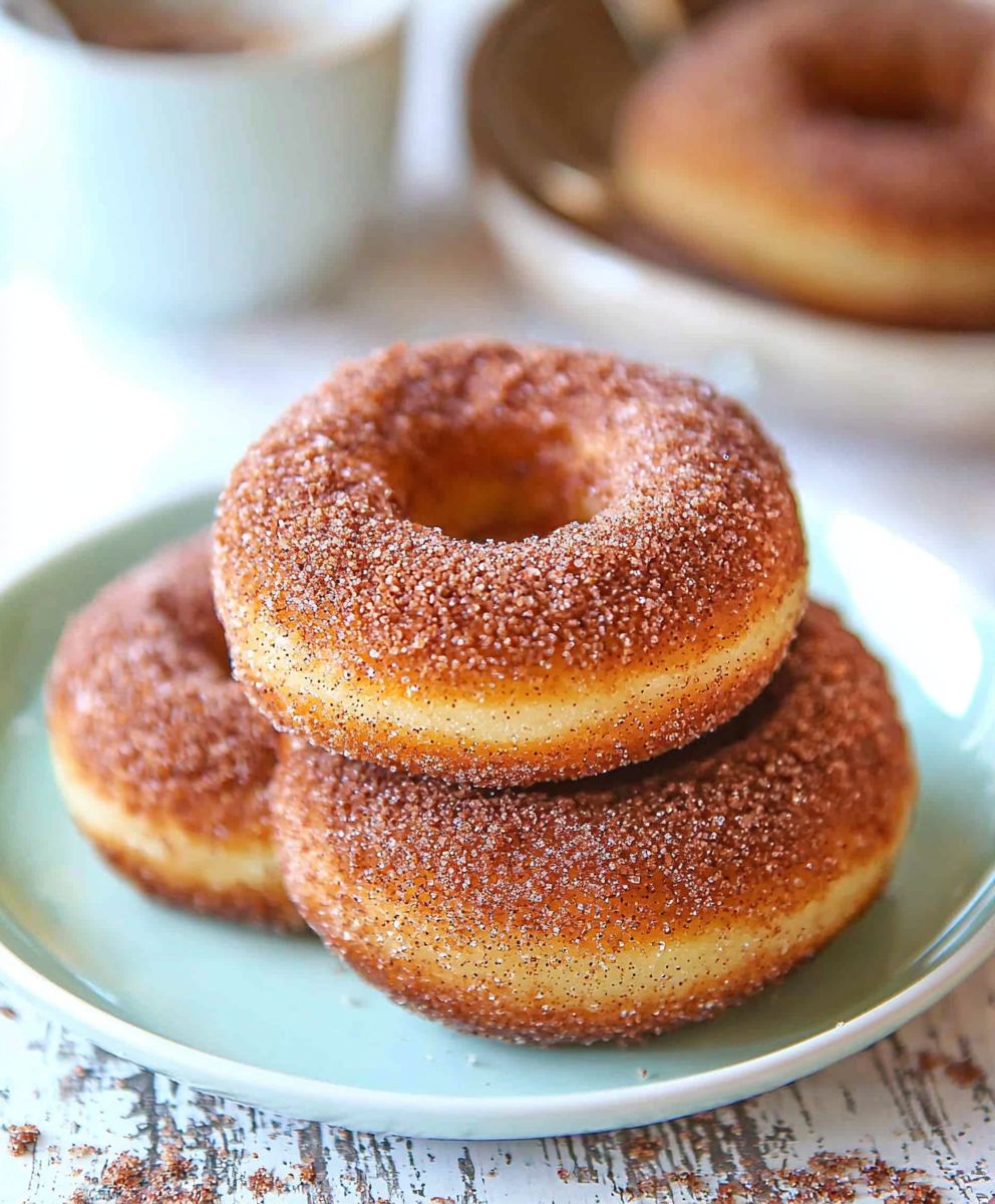 vegane Zimt-Donuts