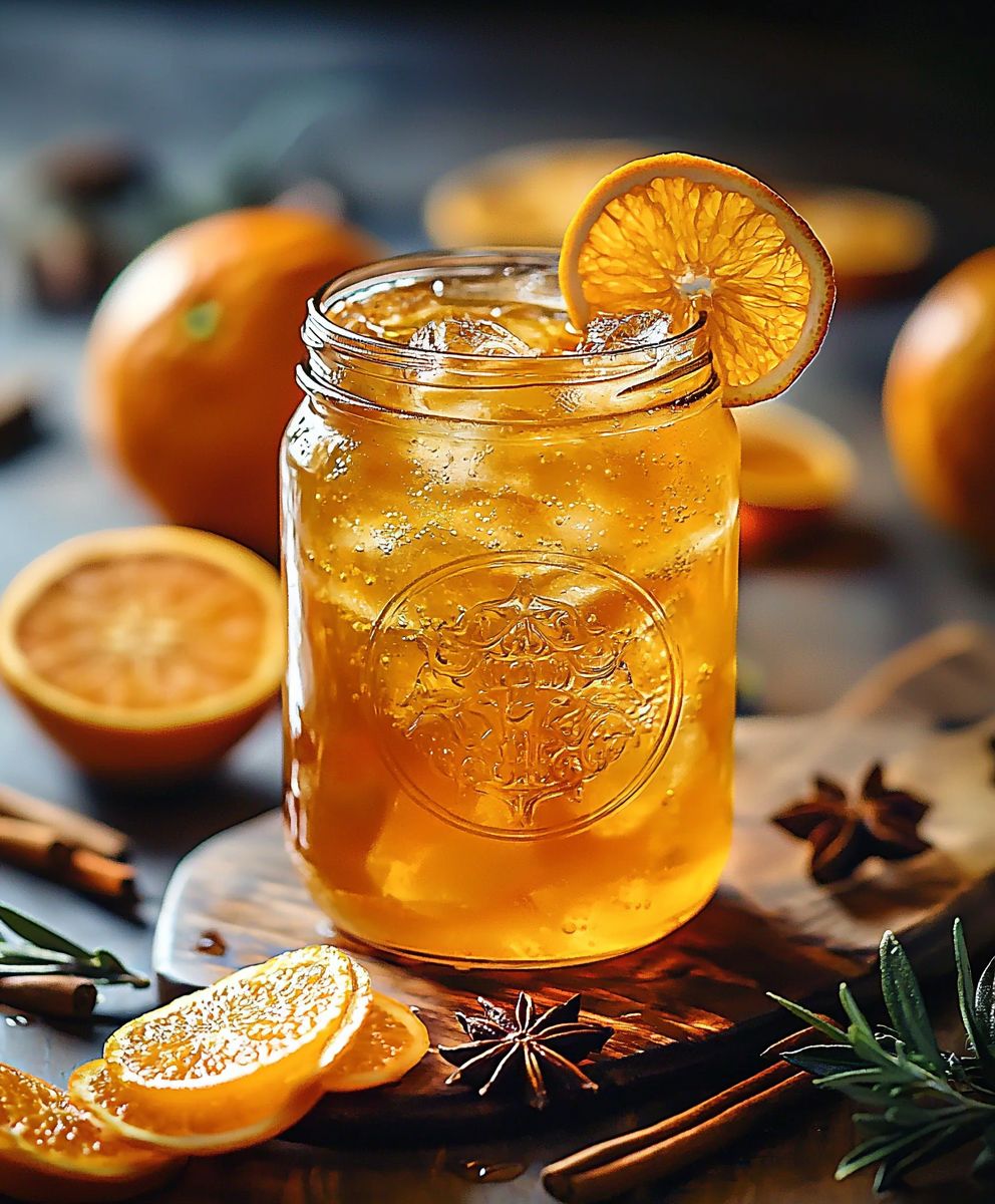 Orangen Zimt Eistee