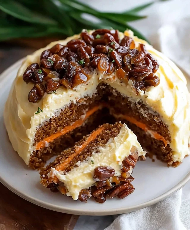 Karottenkuchen backen