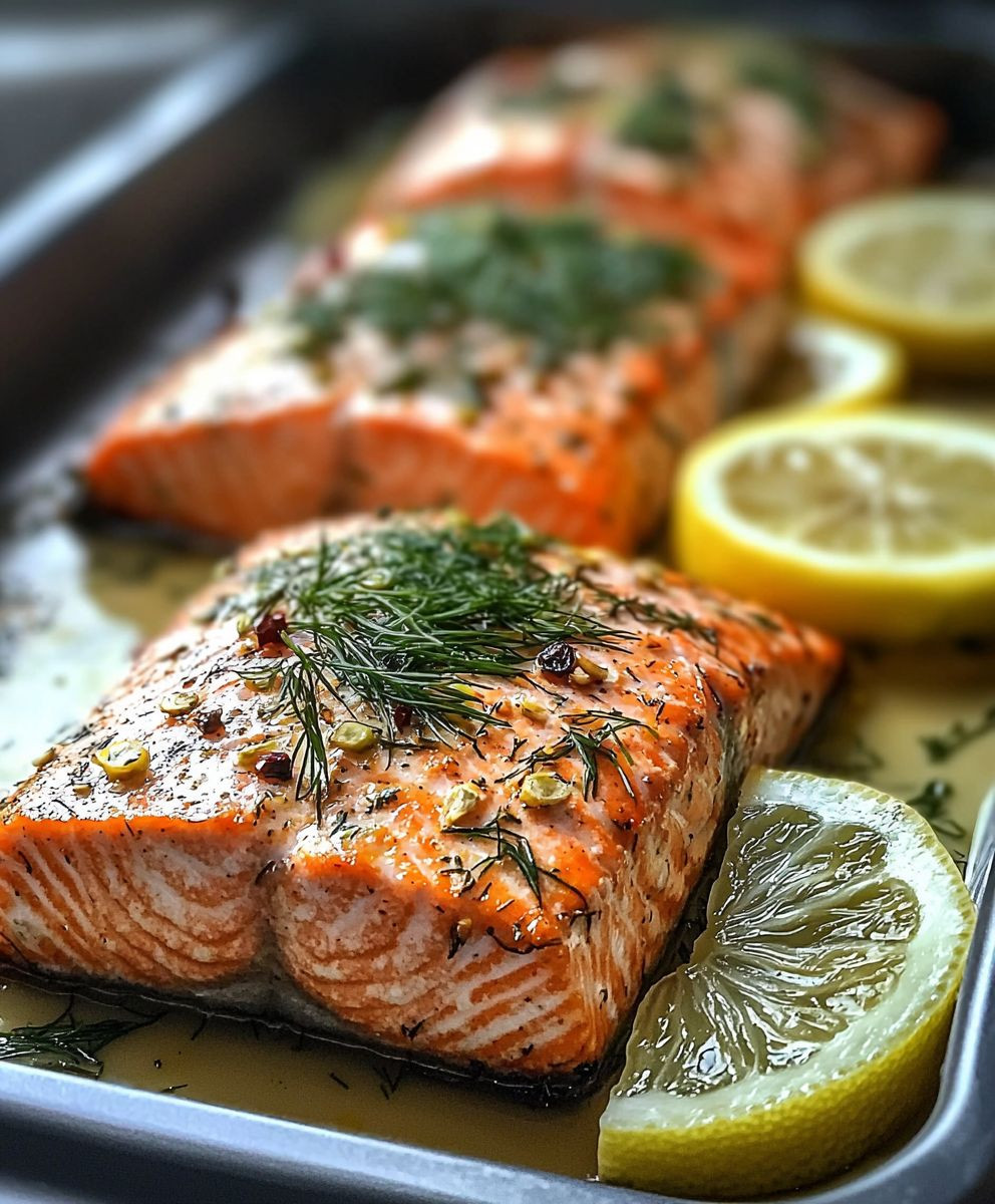 Lachs mit Dill Zitrone