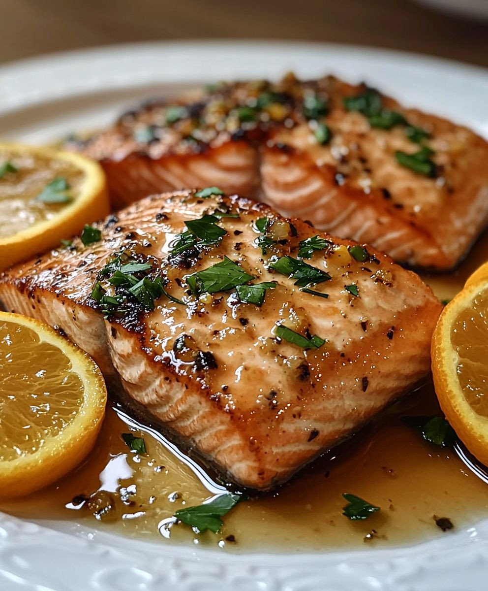 Orange Ingwer Lachs