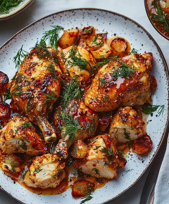 Hähnchen mit knuspriger Haut