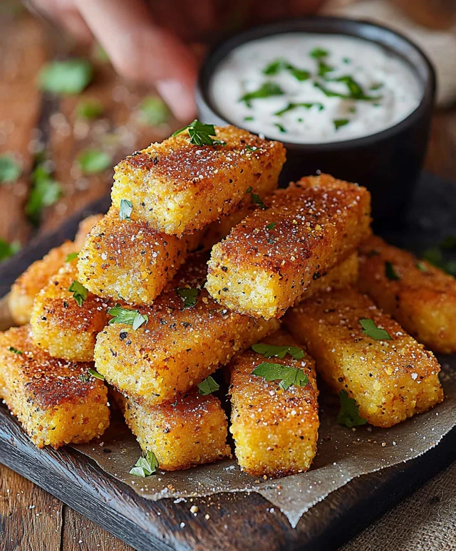 Knusprige Polenta Pommes