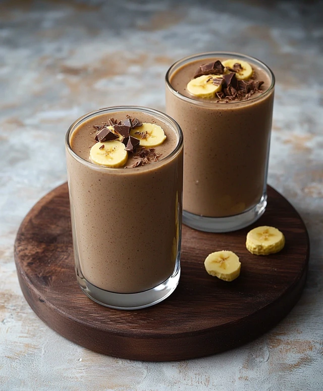 Schokoladen Erdnussbutter Smoothie