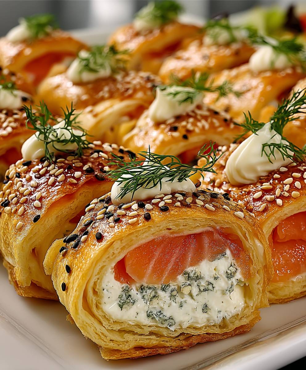 Lachs Frischkäse Röllchen