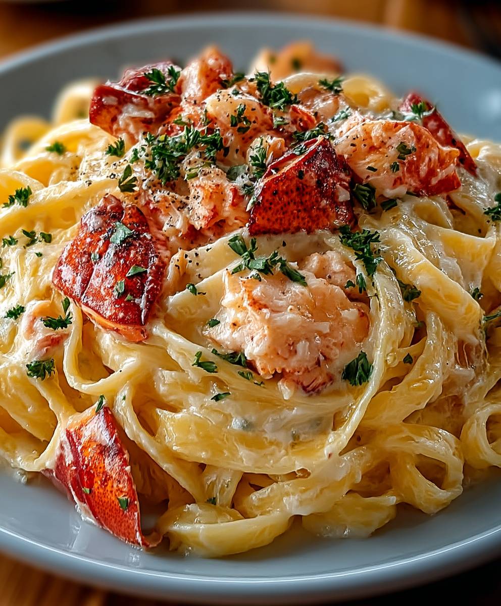 Hummer Pasta cremig