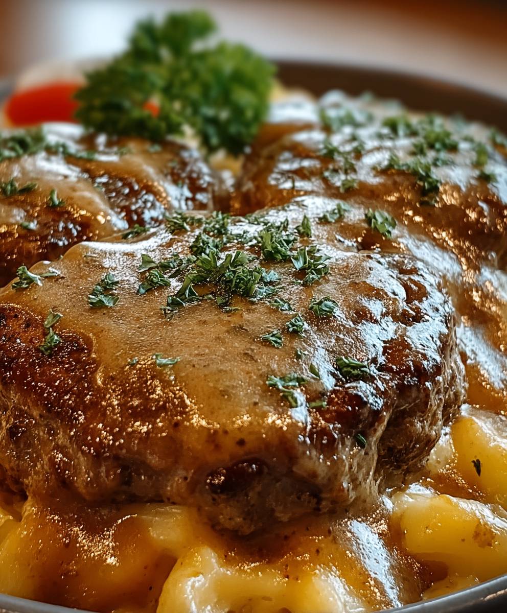 Amish Hamburger Steak Auflauf