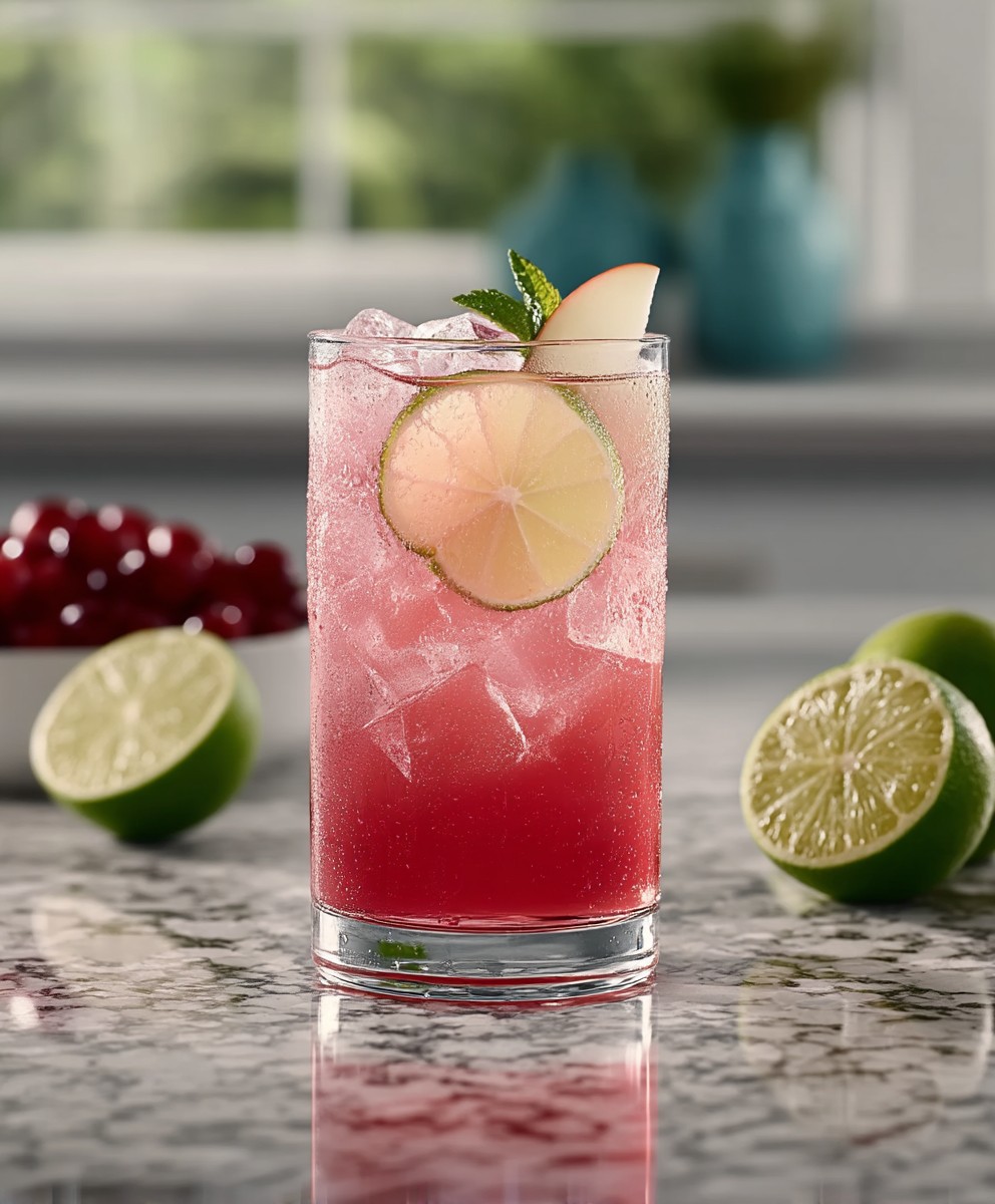 Apfel Cocktail mit Rum