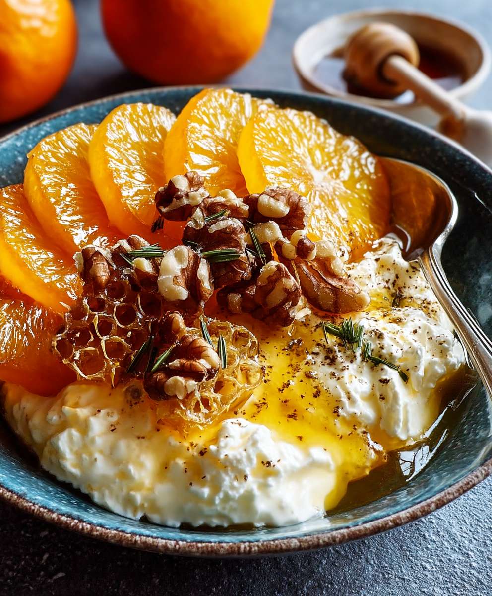 Winter Citrus Ricotta Frühstücks Bowl