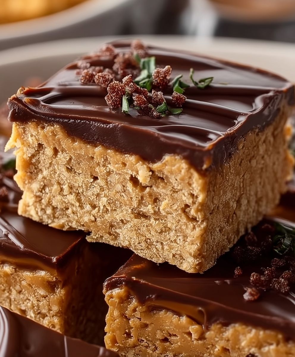 Erdnussbutter Riegel wie vom Bäcker