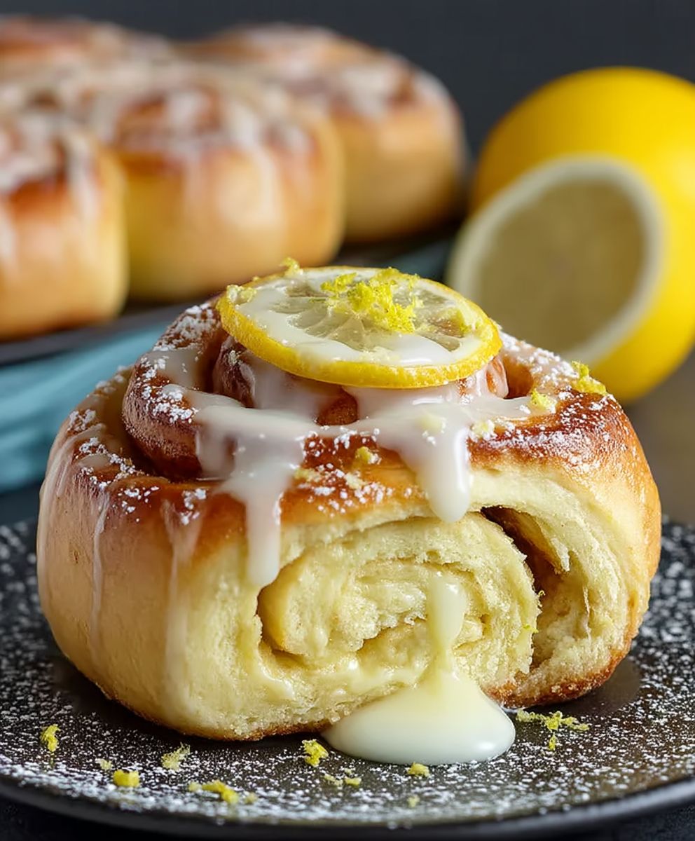 Zitronenrollen einfach backen