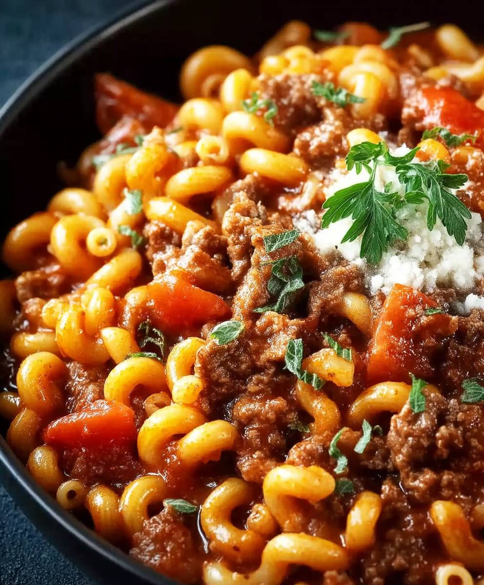 Amerikanisches Gulasch kochen