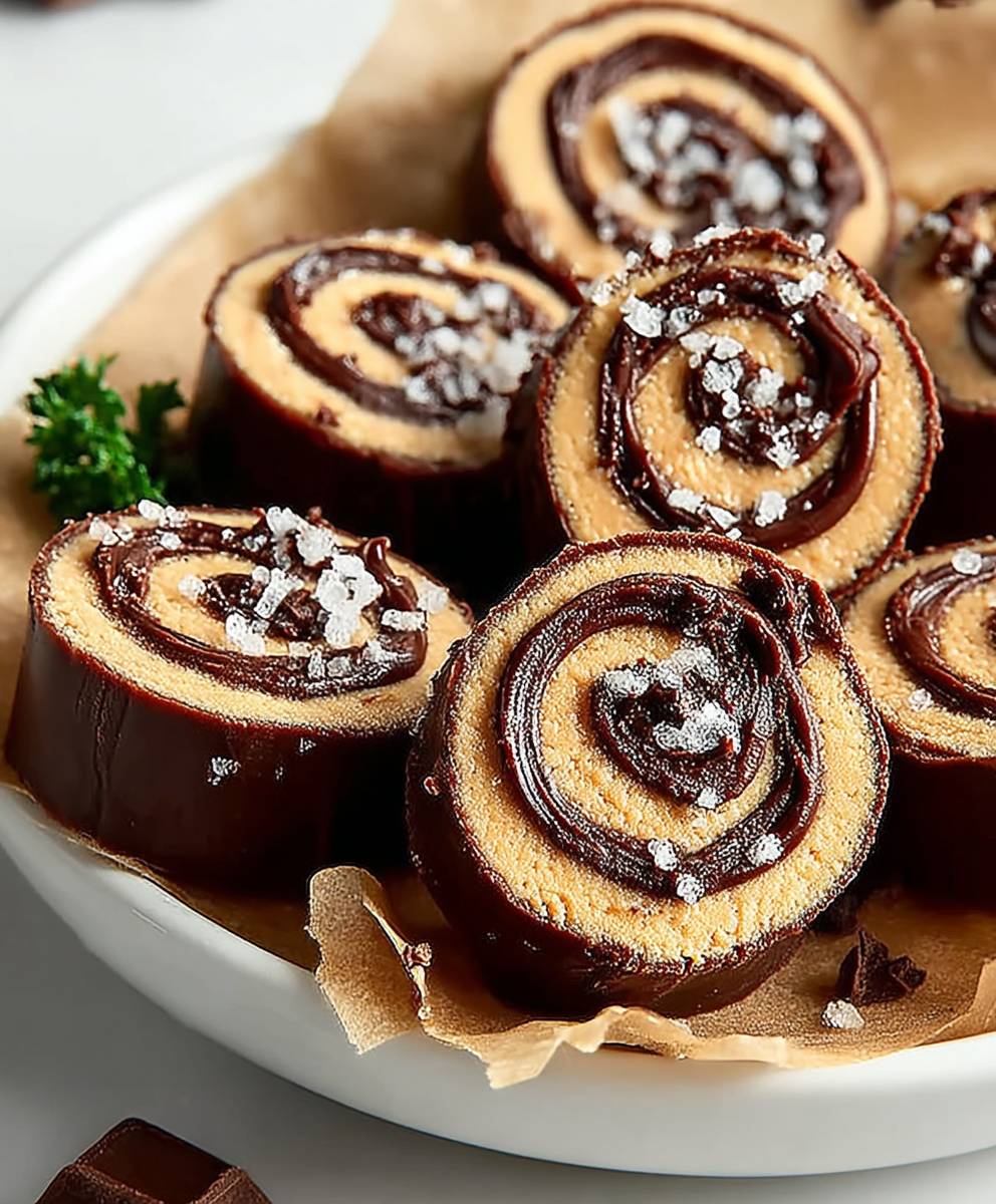 Schokoladen Erdnussbutter Pinwheels