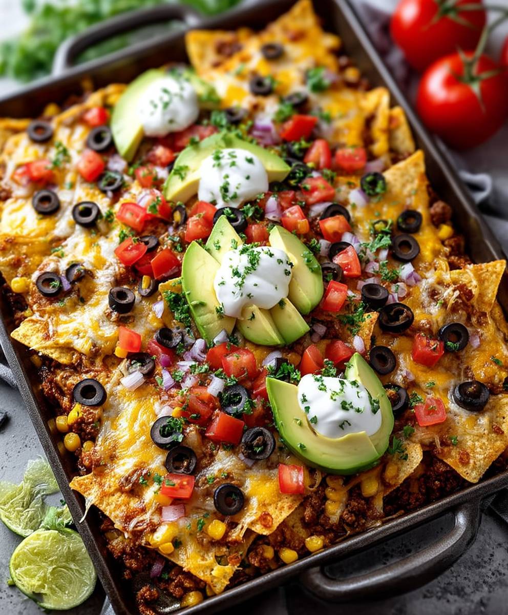 Pfannen Nachos