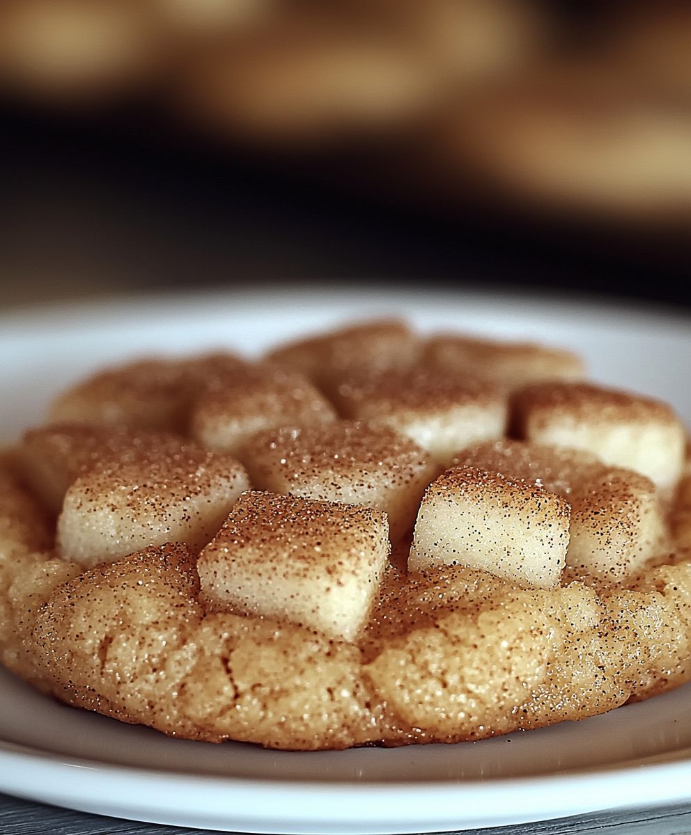 Zimt Apfel Snickerdoodle Kekse