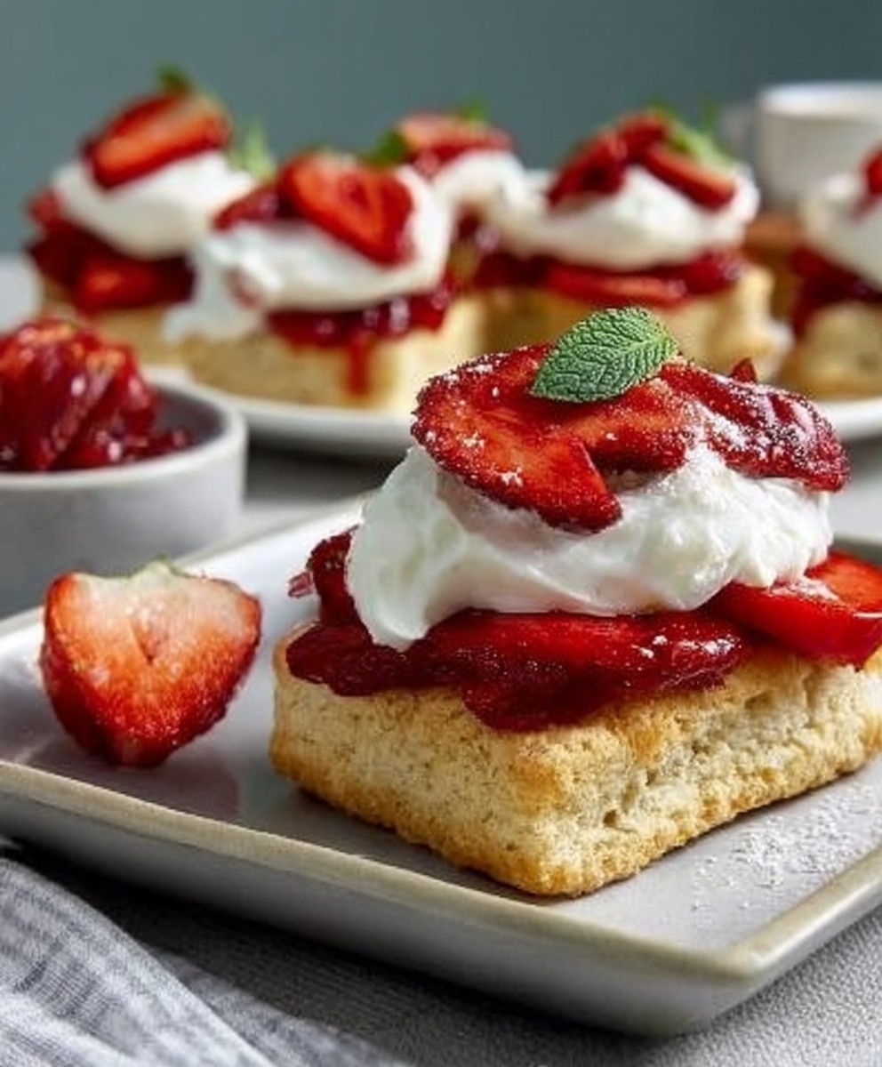 Erdbeer Mürbegebäck backen