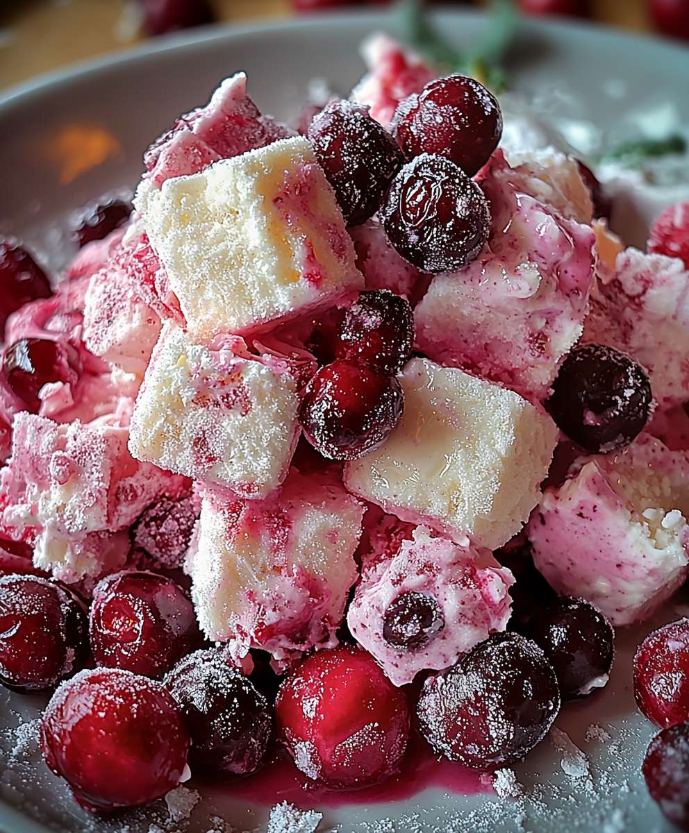 Gefrorener Cranberry Salat
