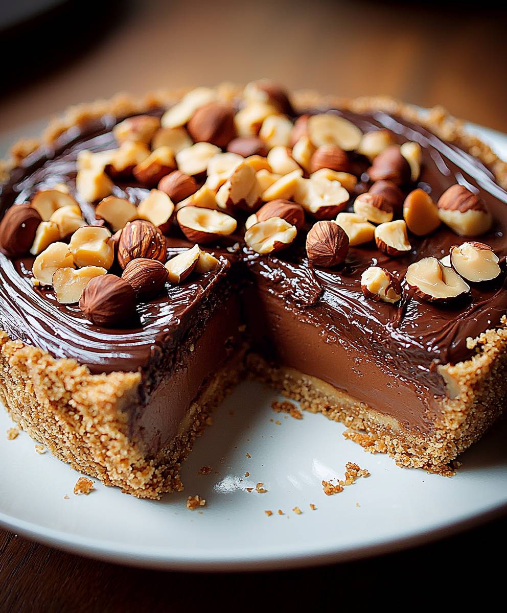 Nutella Torte Haselnusskruste backen