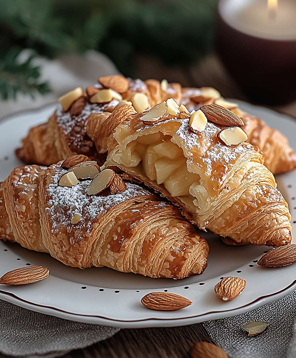 Mandelhörnchen Marzipan backen