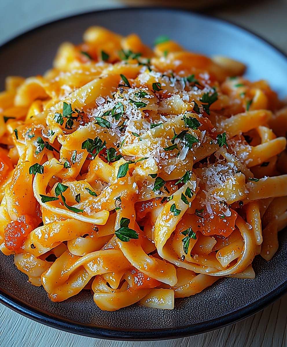 Paprika Pasta selber machen