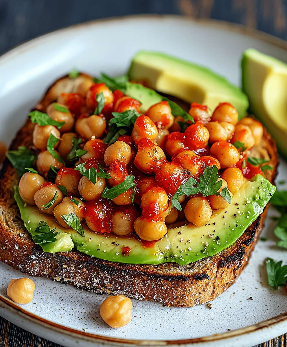 Kichererbsen Avocado Toast