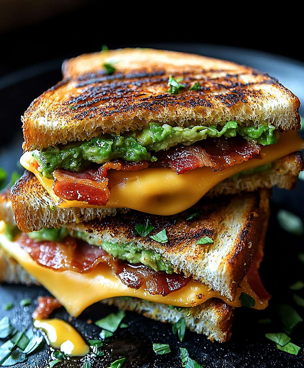Avocado Speck Käse Sandwich
