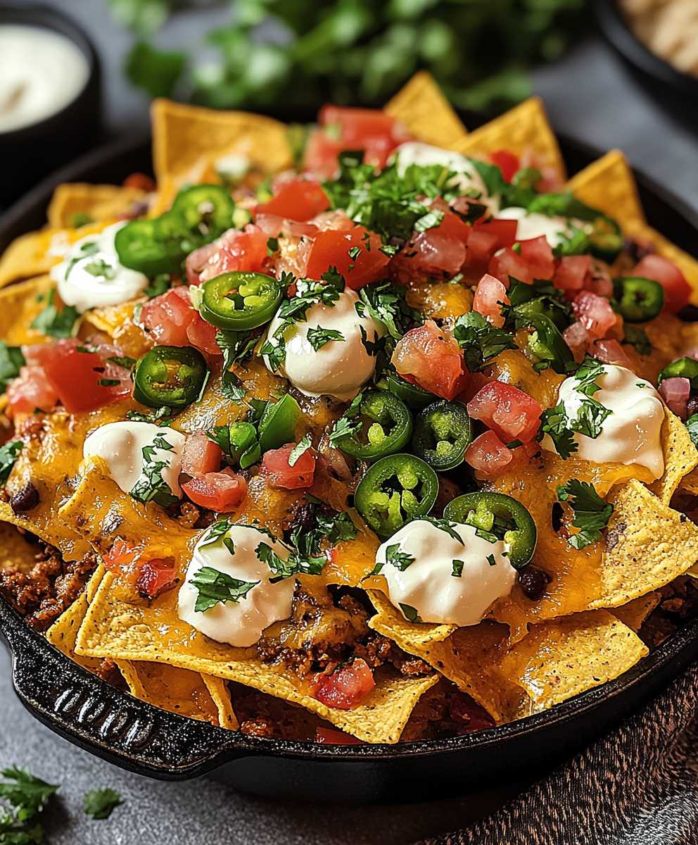 Überbackene Mexikanische Nachos
