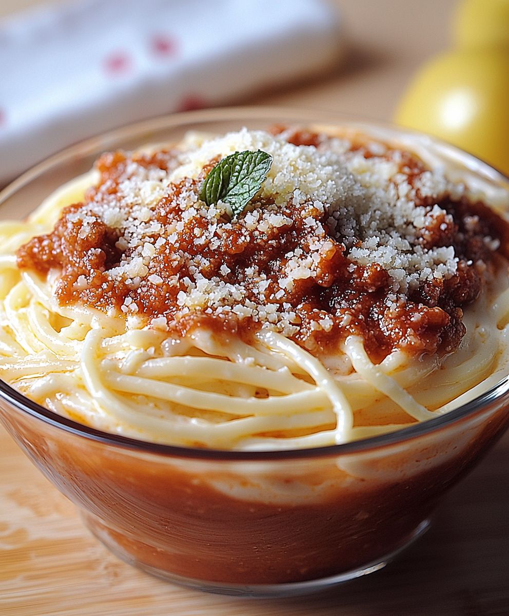 Spaghettieis Schale selber machen