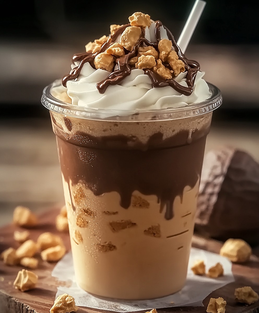 Erdnussbutter Frappuccino selber machen
