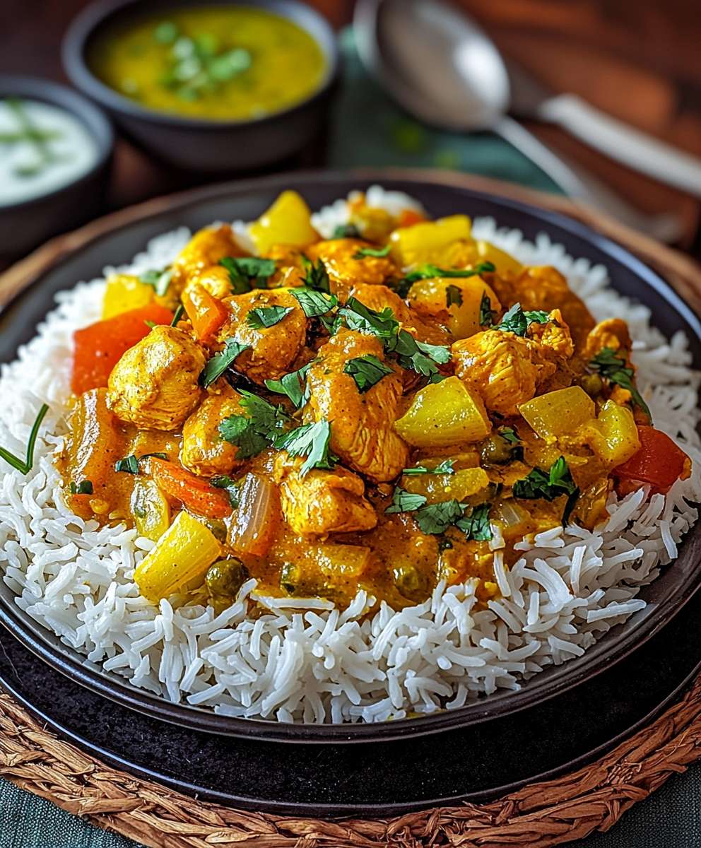 Indisches Hähnchen Curry