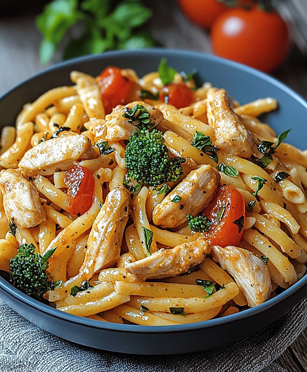 Hähnchen Pasta einfach zubereiten