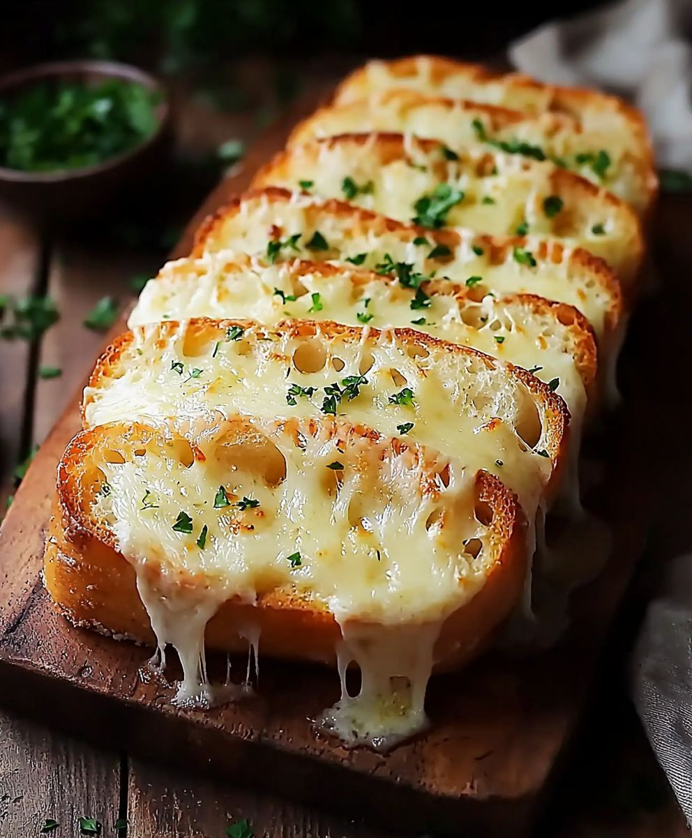 Käse Knoblauch Brot backen